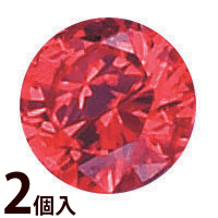メガネ 眼鏡 めがね レンズ 天然石ルビー2.25mm 2個入 おしゃれ かわいい