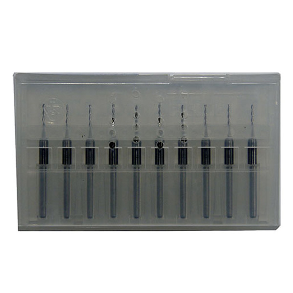 ME用エンドミル/0.8mm 10本/セット メガネ 修理 メンテナンス 加工 調整 部品 パーツ