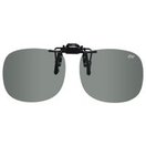 偏光サングラス クリップサングラス BV-21 偏光ライトグレー エロイコ 偏光グラス ゴルフ UV カット 跳ね上げ メガネの上からサングラス