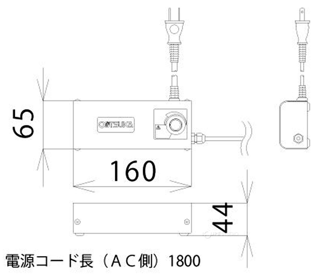 LED照明拡大鏡 LSKワイドーD レンズ無し本体のみ オーツカ光学 led