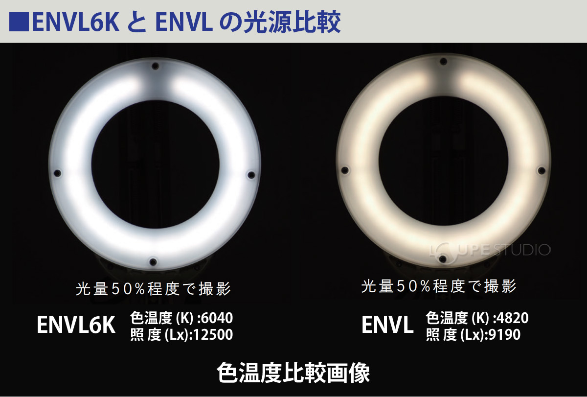 色温度比較画像 