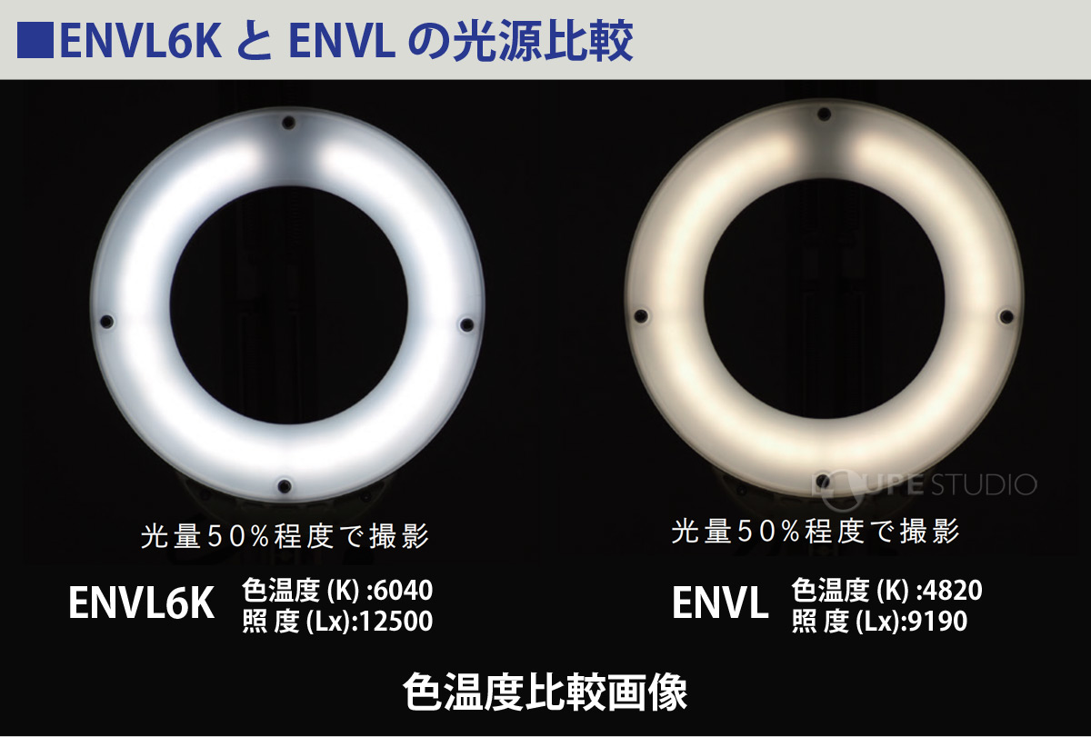 色温度比較画像