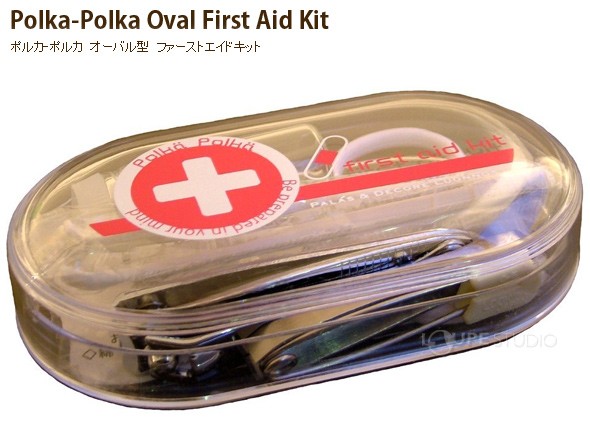 Polka-Polka Oval First Aid Kit[ポルカ-ポルカ オーバル型 ファーストエイドキット] 