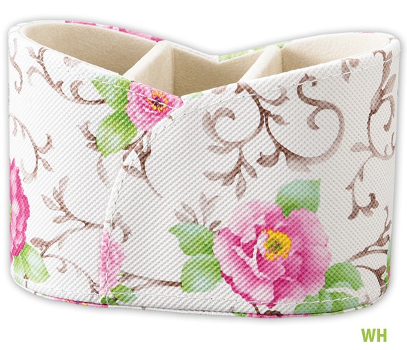 3本入花柄スタンド WH 