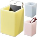 蓄光 メガネスタンド A [角型] 眼鏡スタンド スマホ リモコン ラック 小物入れ 雑貨 インテリア 光る シンプル 収納