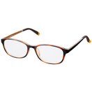 老眼鏡 シンプルビジョン スリム RG-002 デミブラウン シニアグラス リーディンググラス レディース メンズ おしゃれ コンパクト ブルーライトカット PCメガネ