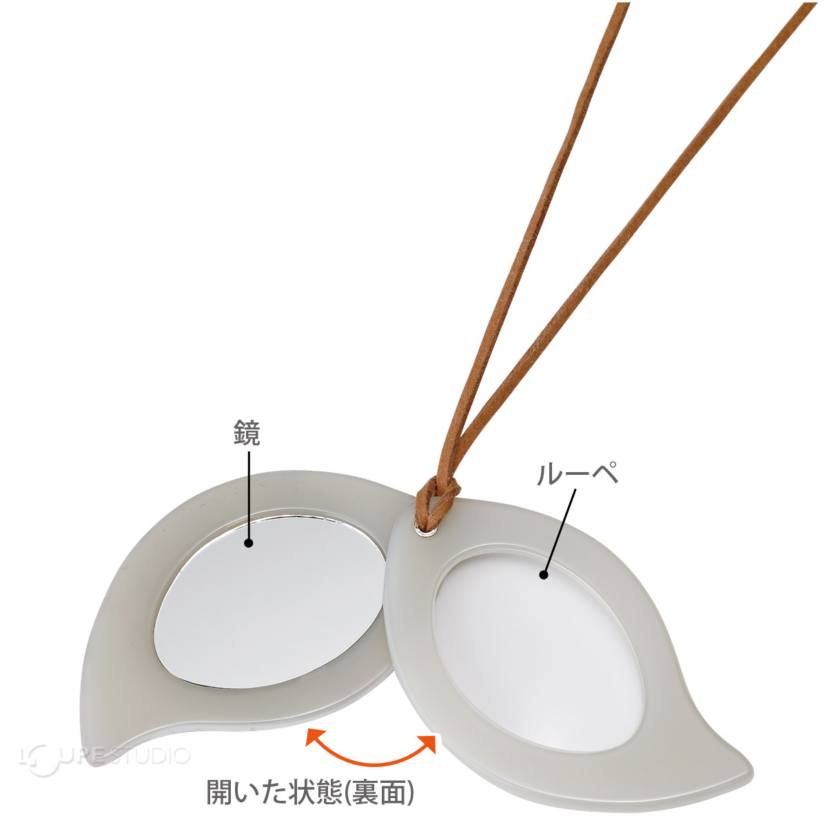 開いた状態(裏面) 