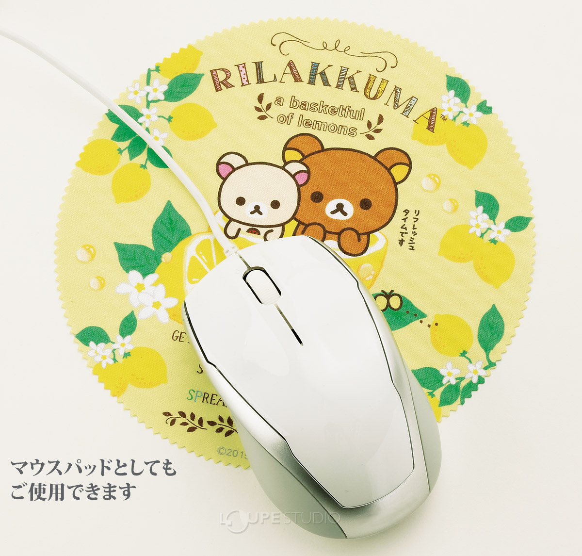 マウスパッドとしてもご使用できます 