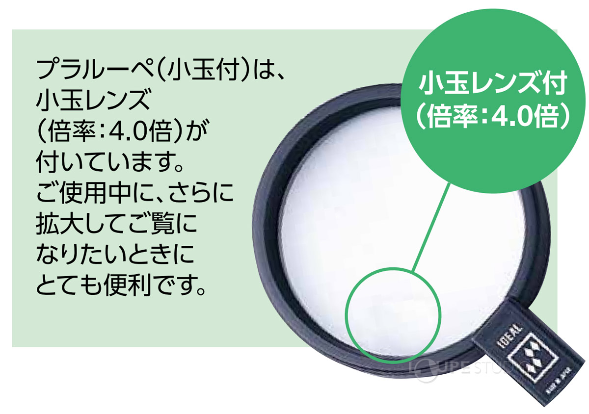 小玉レンズ付