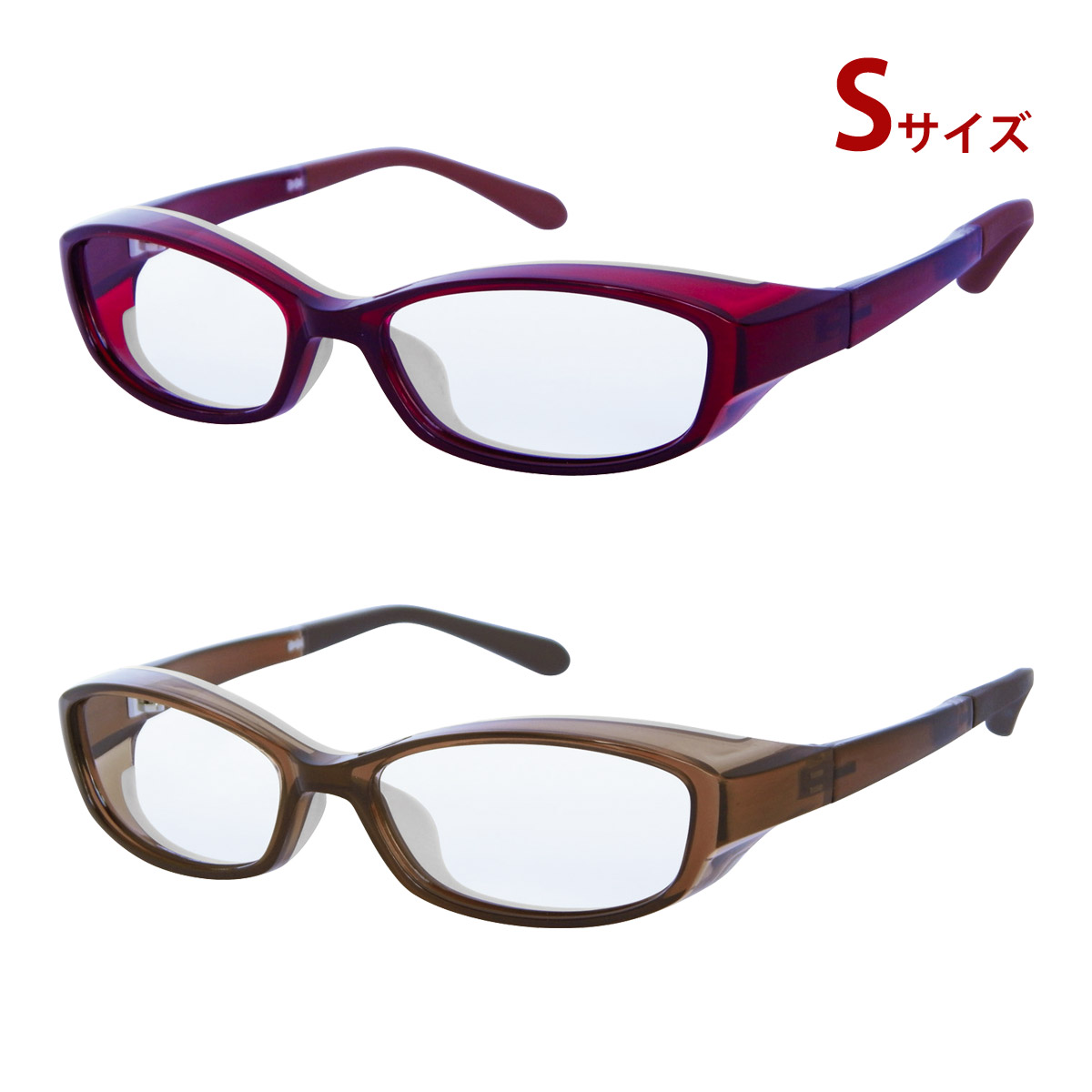 花粉 メガネ おしゃれ 花粉グラス クリアヴェール CVH-04 S 花粉対策 UVカット 紫外線 ウィルス対策 黄砂 pm2.5 目 保護 くもり止め