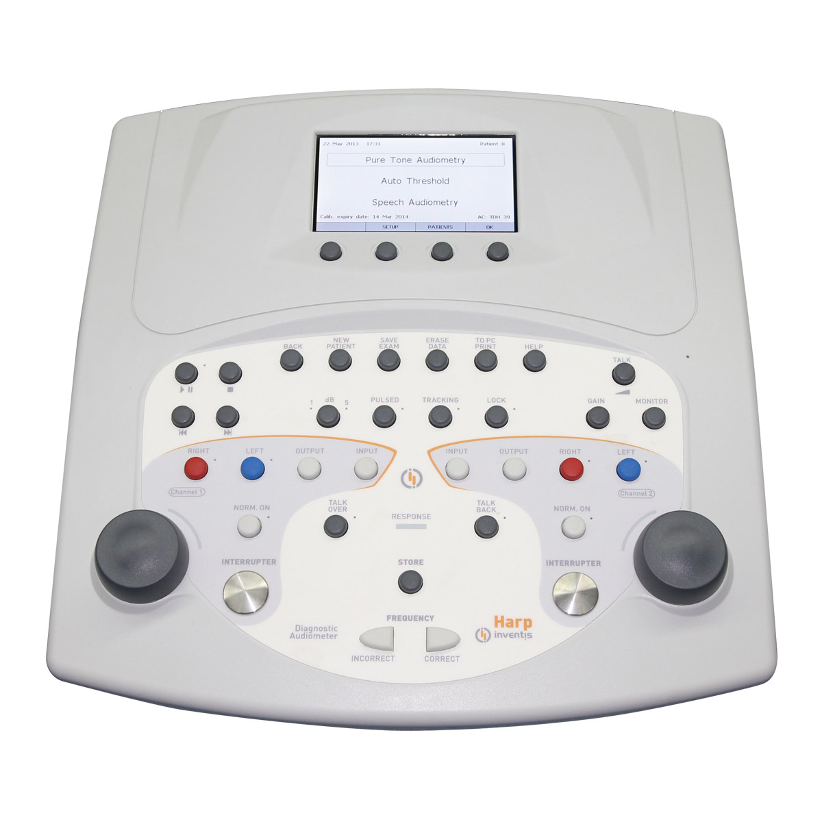 オージオメーター HARP PLUS 聴力検査 耳 聴力 耳鼻科 健康診断 テスト 持ち運び キャリータイプ 遮音ボックス 学校 オフィス 