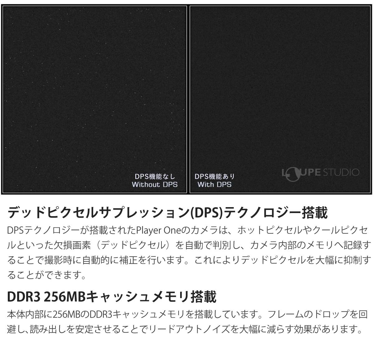 DDR3 256MBキャッシュメモリ搭載 