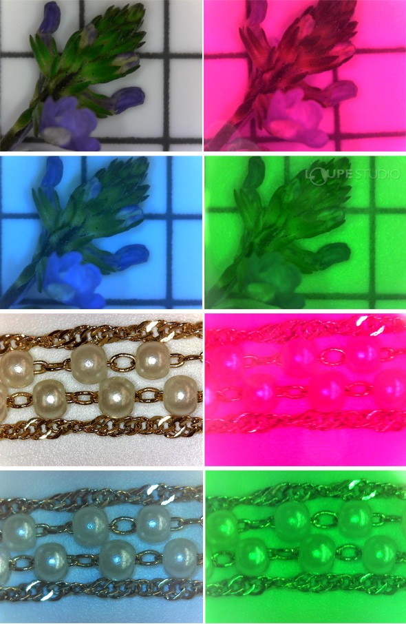 3色のカラーフィルターを標準装備 