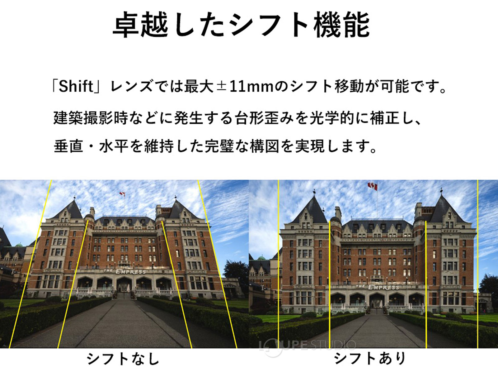 卓越したシフト機能 