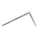 曲尺同厚 シルバー 1尺/30cm併用目盛 名作 10649 かねじゃく さしがね 定規 ステンレス