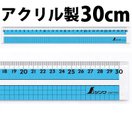 データ読取スケール アクリル製 30cm 77070 製図 定規 直尺 