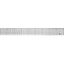 方眼直定規 アクリル製 45cm 77097 製図 定規 直尺 方眼目盛付