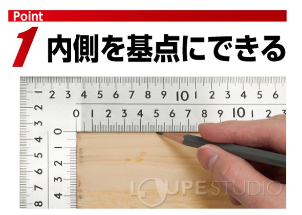 曲尺 大金 普及型 ステン 1m×60cm 表裏同目 8段目盛 シンワ測定 定規