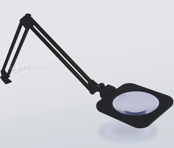 ルーペ Y フリーアーム型 123mm 2倍&4倍 二重焦点
