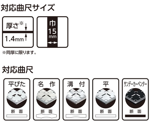 対応曲尺サイズ 