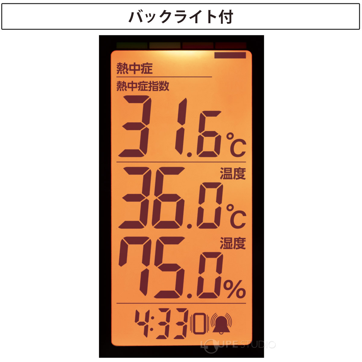 バックライト付