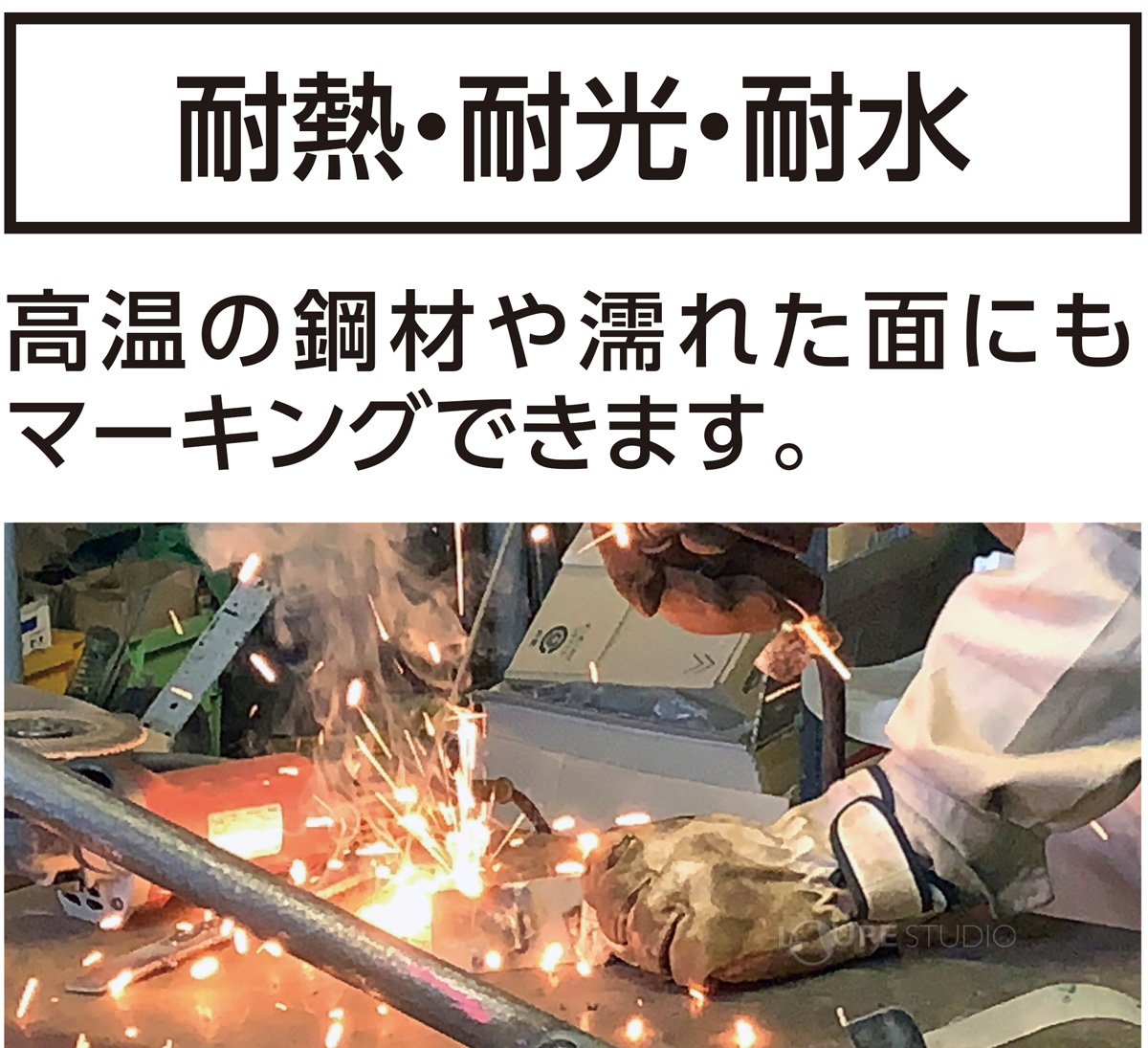 耐熱・耐光・耐水 