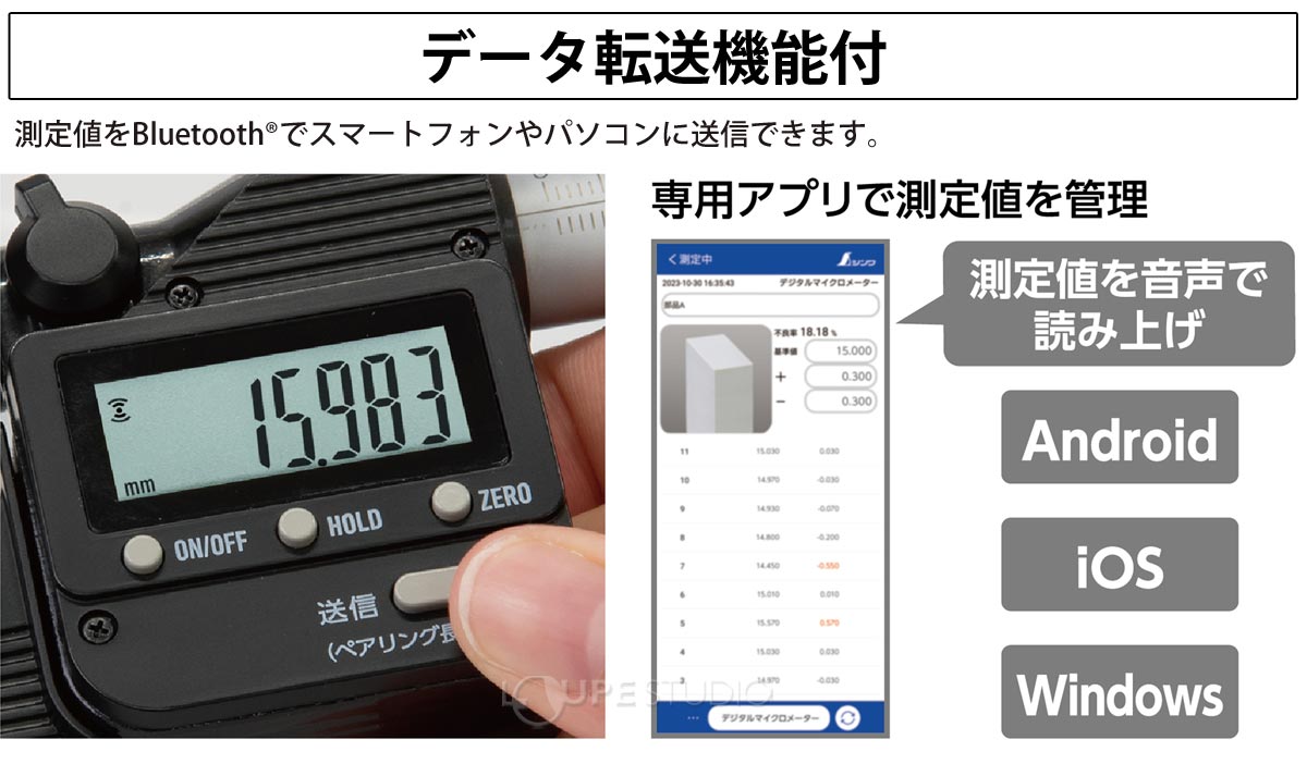 データ転送機能付 