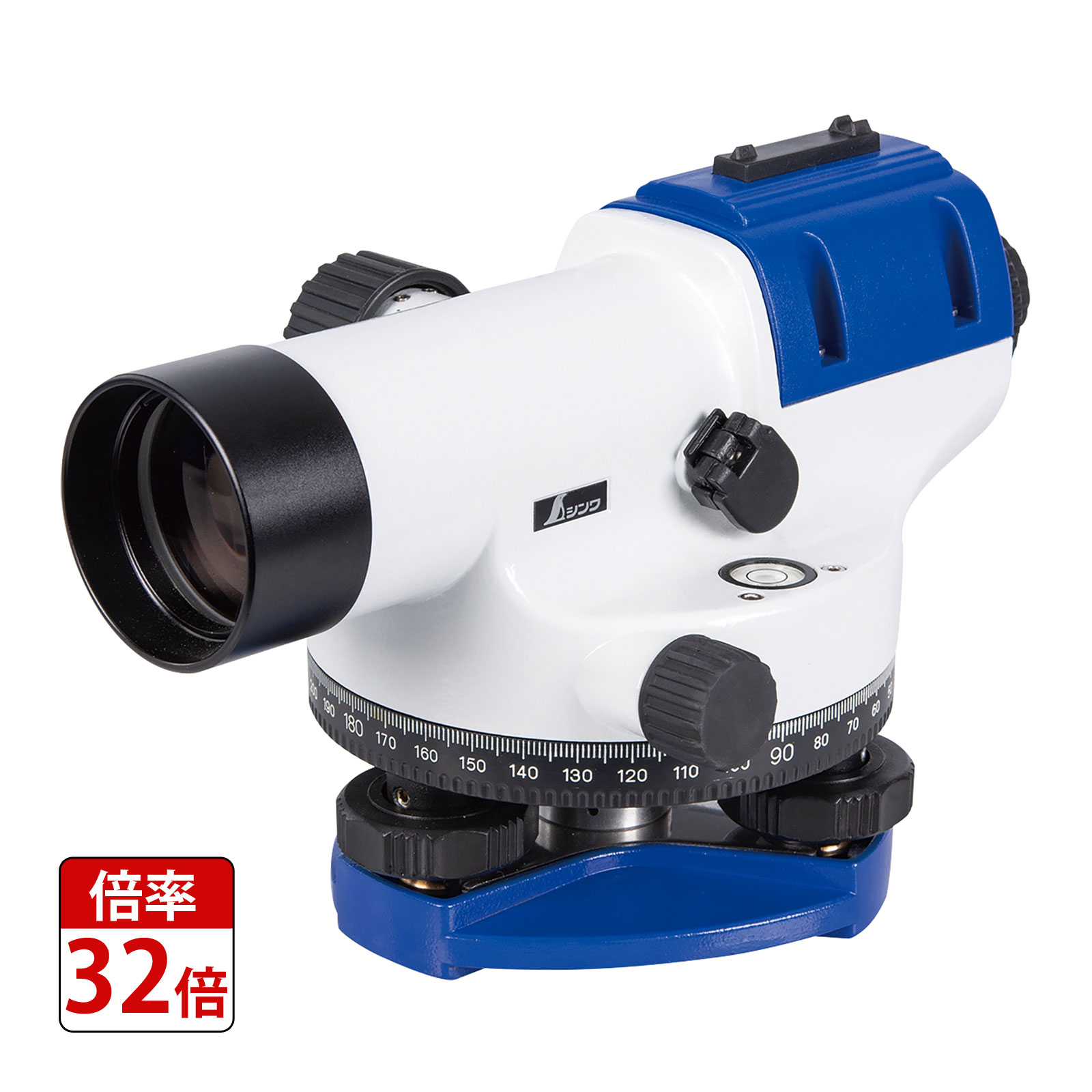 SA-24A オートレベル(球面脚頭式三脚付) シンワ測定 24倍