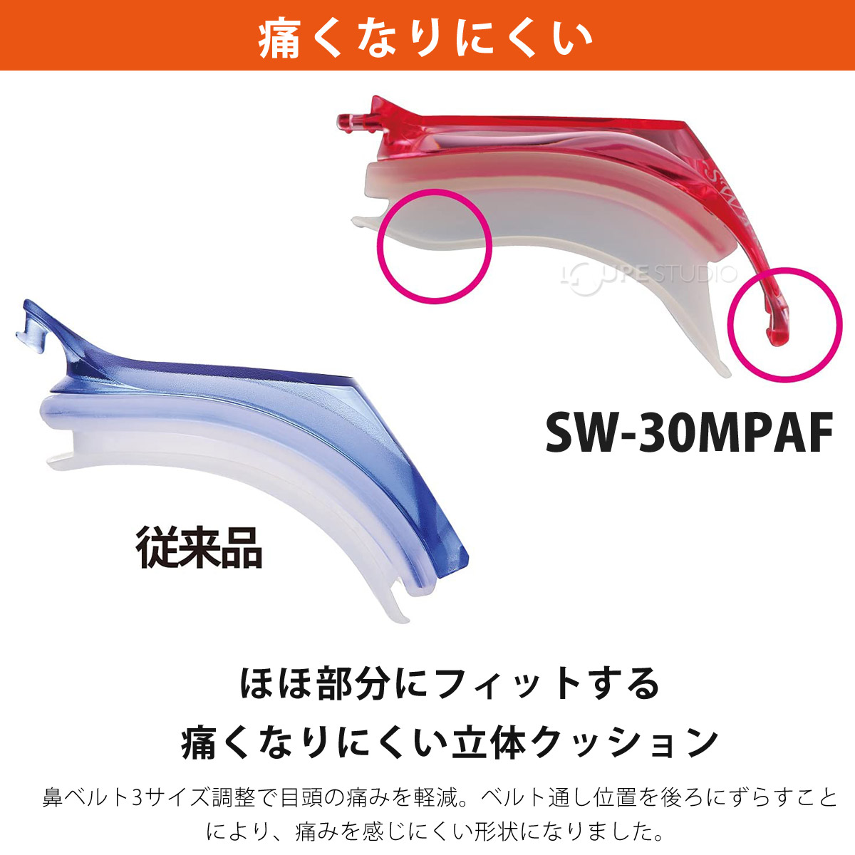 痛くなりにくい 