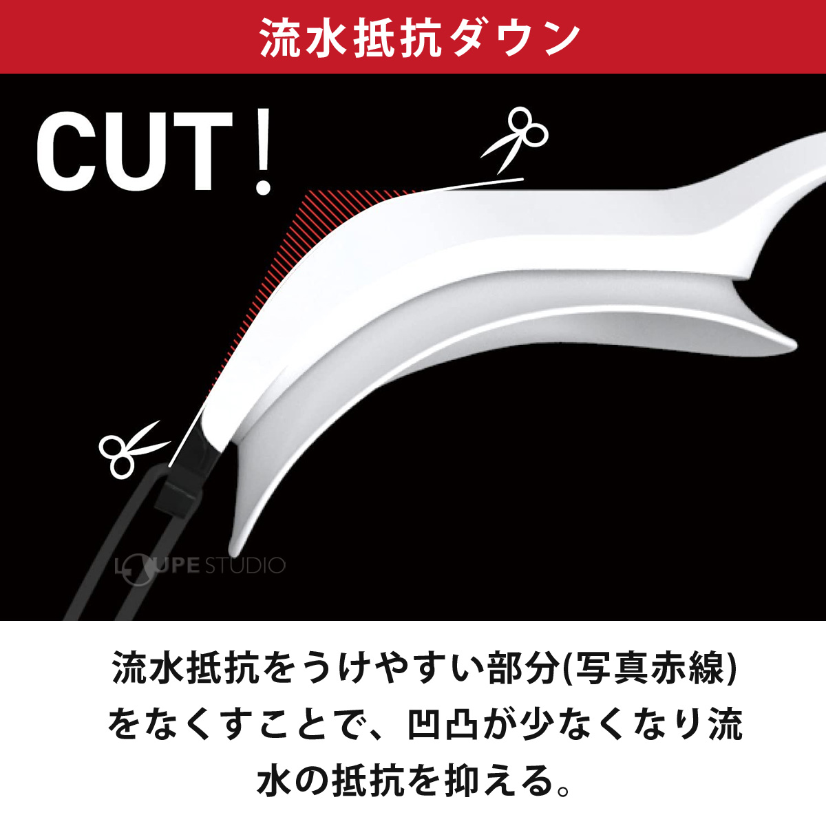 流水抵抗ダウン 