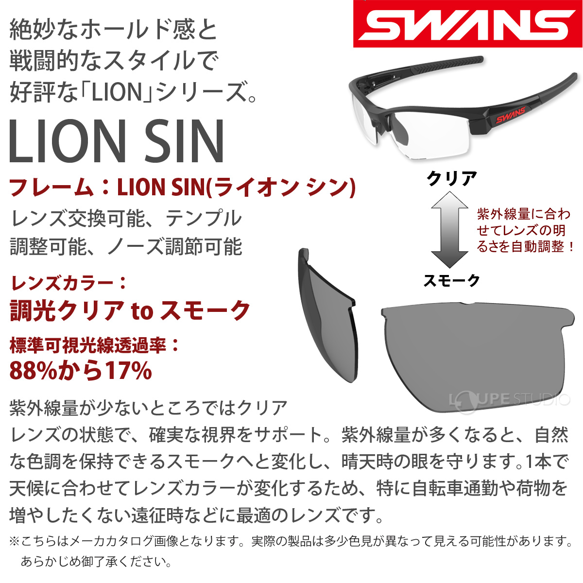 LION SIN フレーム+レンズセット 