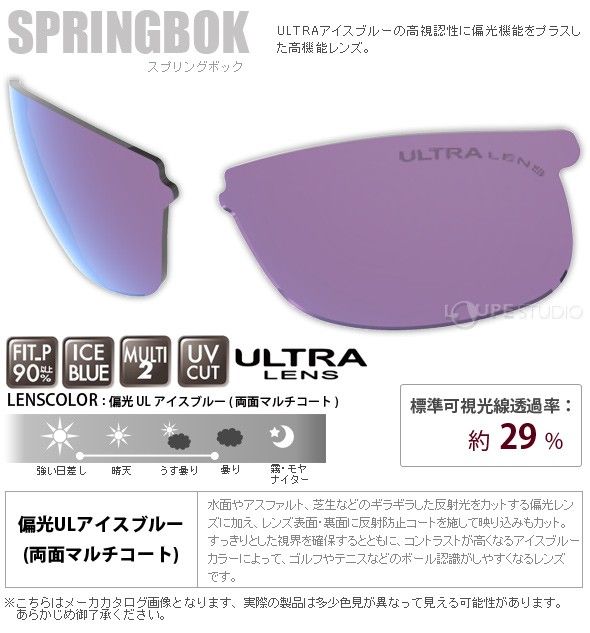SPRINGBOK シリーズ用スペアレンズ 