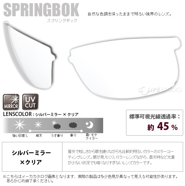 SPRINGBOK シリーズ用スペアレンズ 