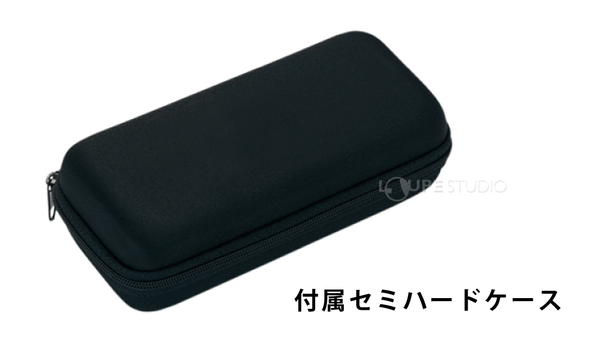 付属セミハードケース 