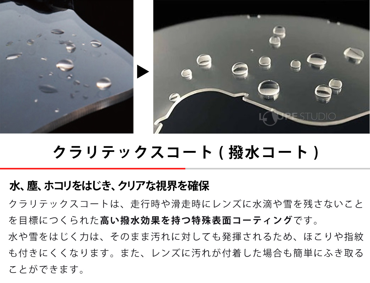 クラリテックスコート(撥水コート) 