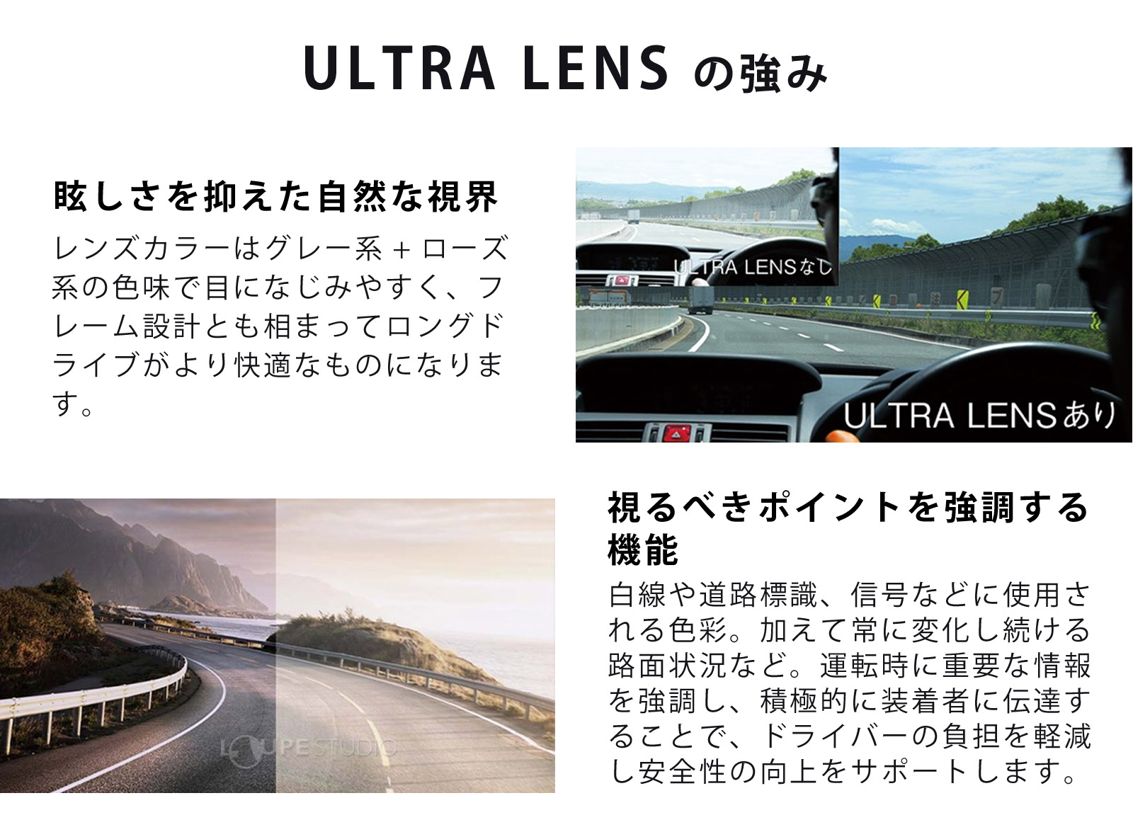 ULTRA LENS の強み 