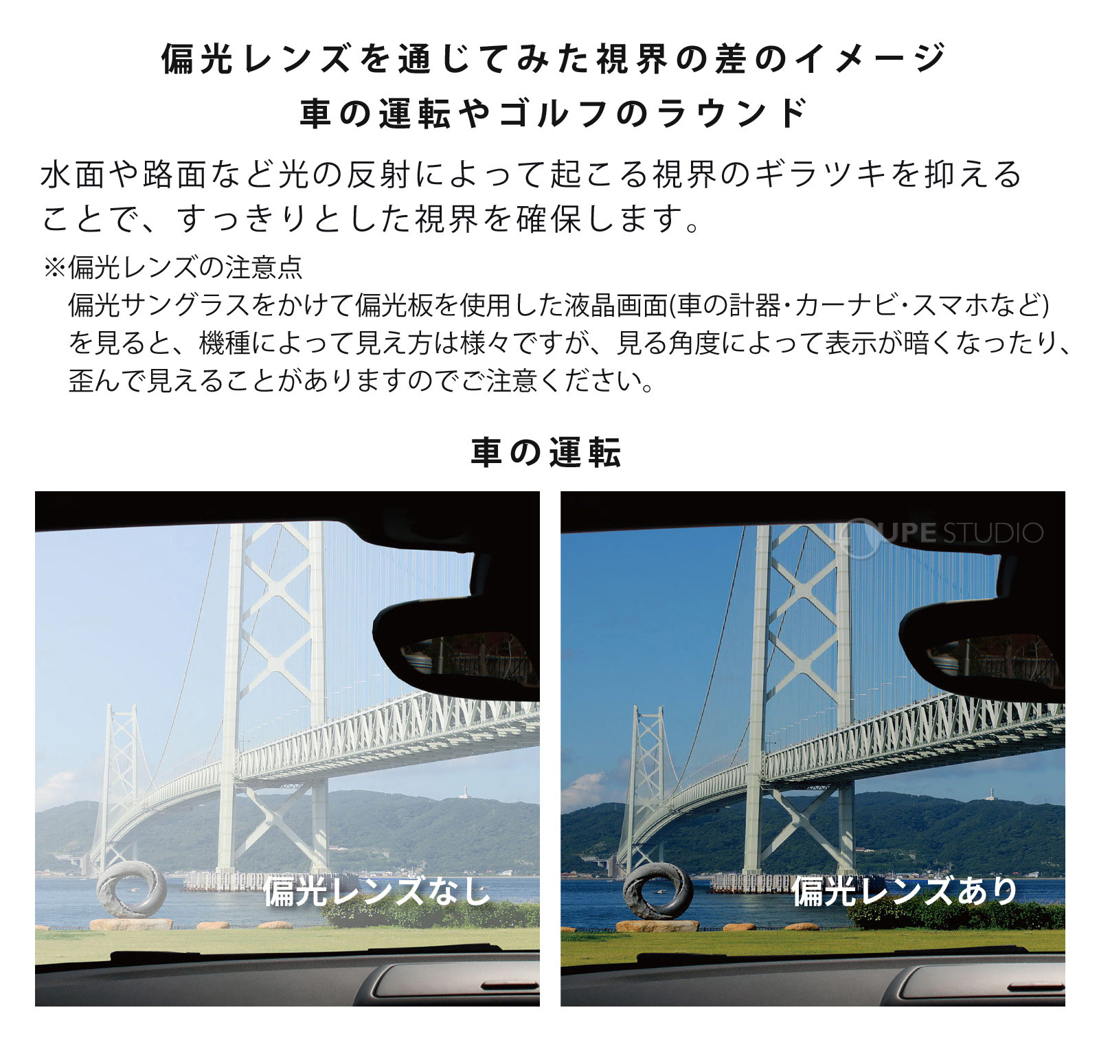偏光レンズ