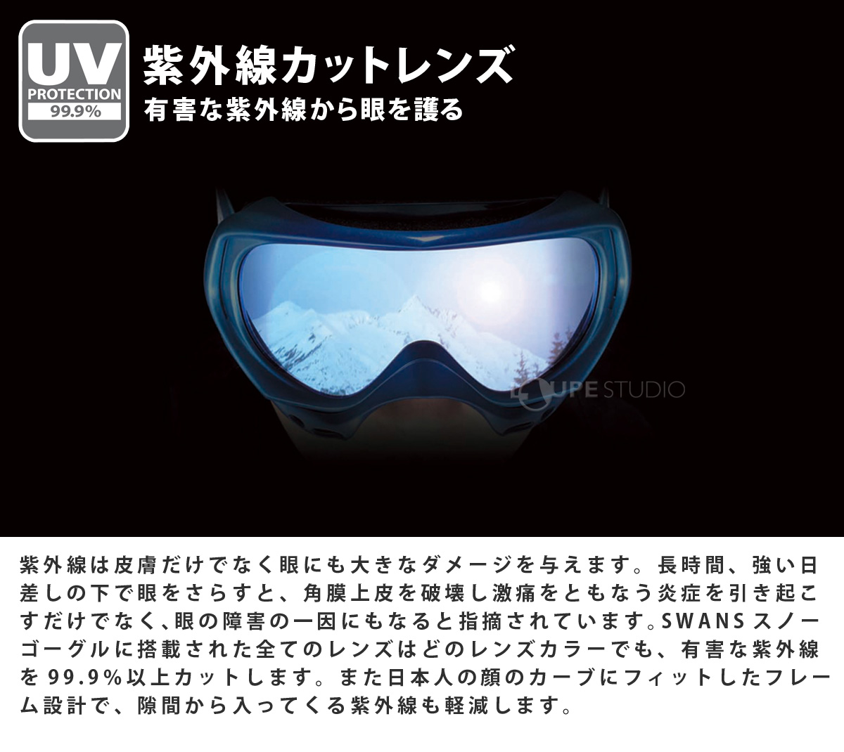 紫外線カットレンズ 