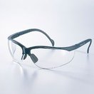 保護メガネ [スペクタクル形] ハーフプラスチック 2100 PCF ウィルス対策 飛沫 感染 予防 ウイルス 対策 黄砂