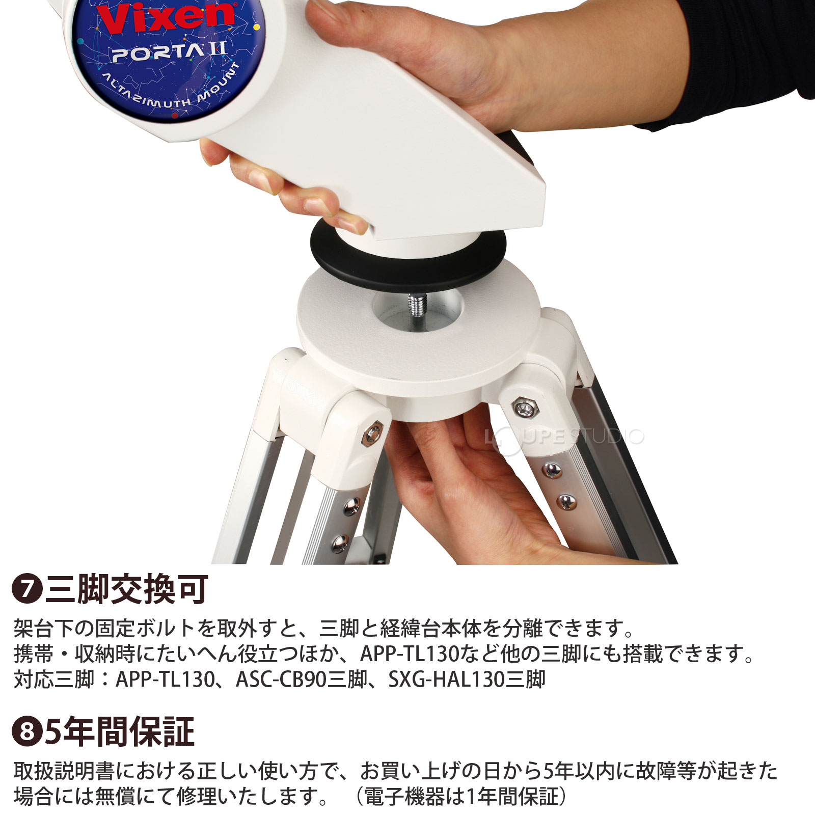 三脚交換可
