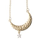 ネックレス レディース チェーン 星座 天体 説明書付 アクセサリー 宙ジュエリー 三日月 星 ゴールドカラー ペンダント おしゃれ キラキラ かわいい 宙ガール プレゼント 20代 天体 ビクセン