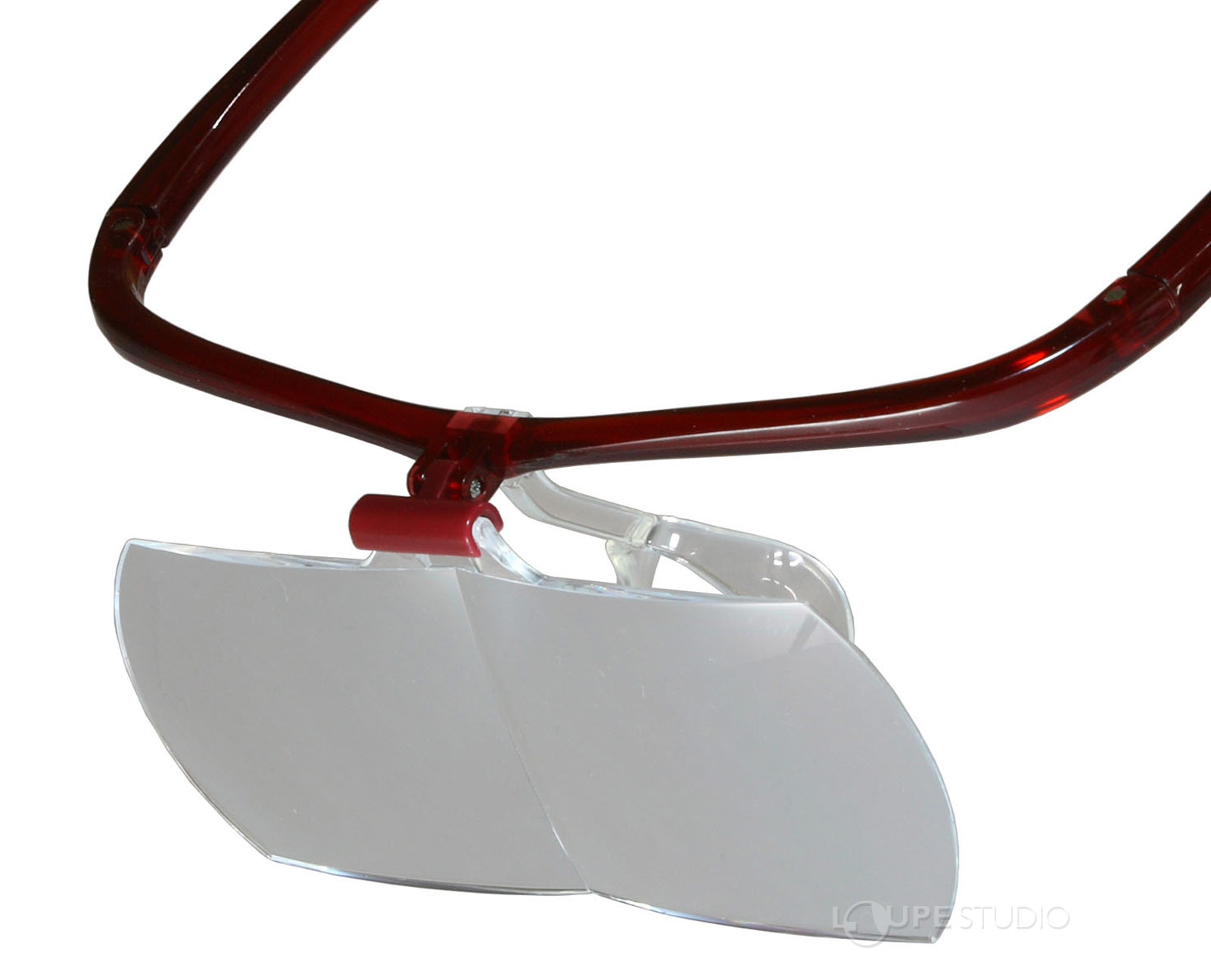 1.6倍・2.0倍の2枚レンズのセット・ワンタッチ跳ね上げ式 