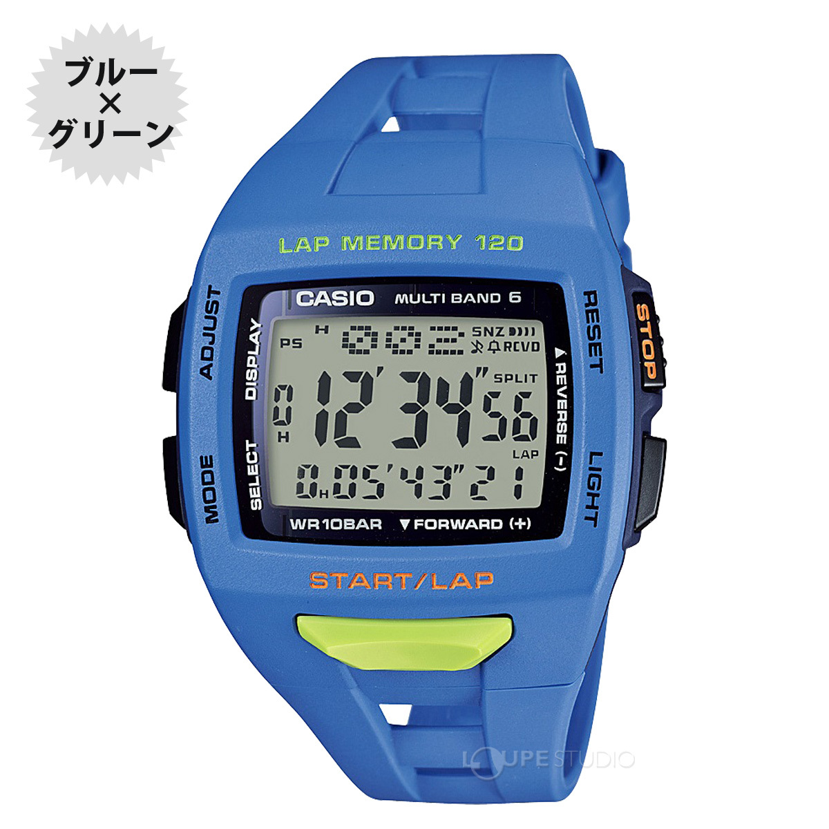 カシオ 腕時計 電波時計 ソーラー スポーツウォッチ CASIO ランニング