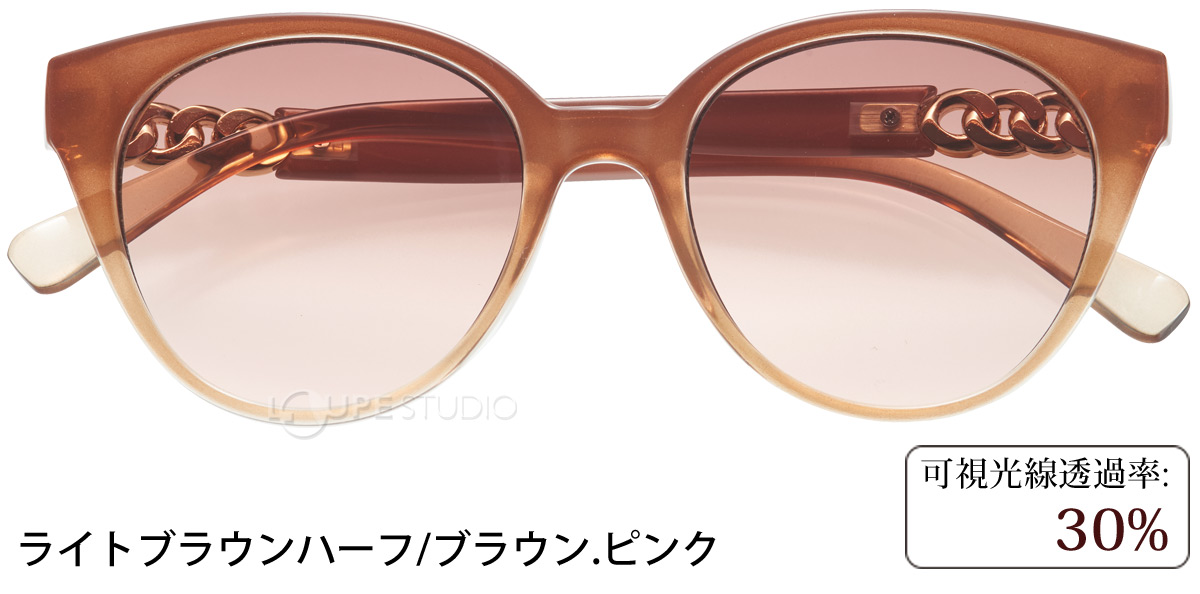 ライトブラウンハーフ/ブラウン.ピンク 