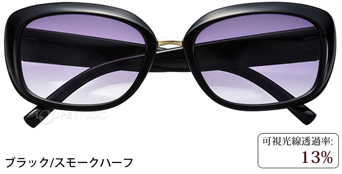 ブラック/スモークハーフ 