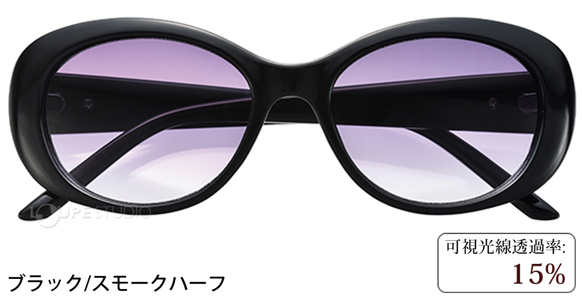 ブラック/スモークハーフ 