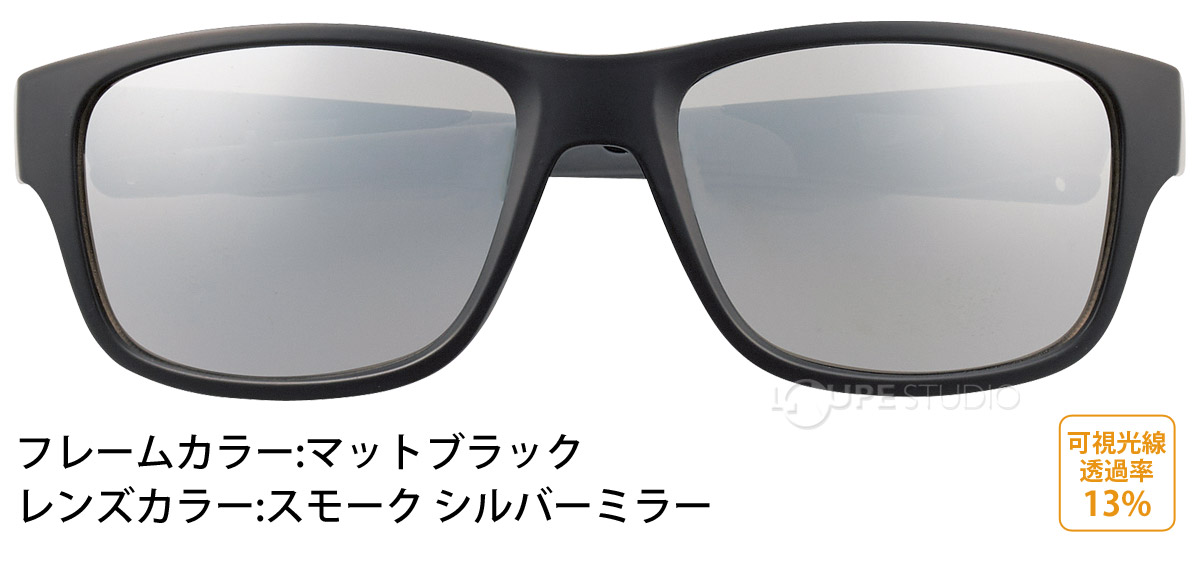 マットブラック/スモークシルバーミラー