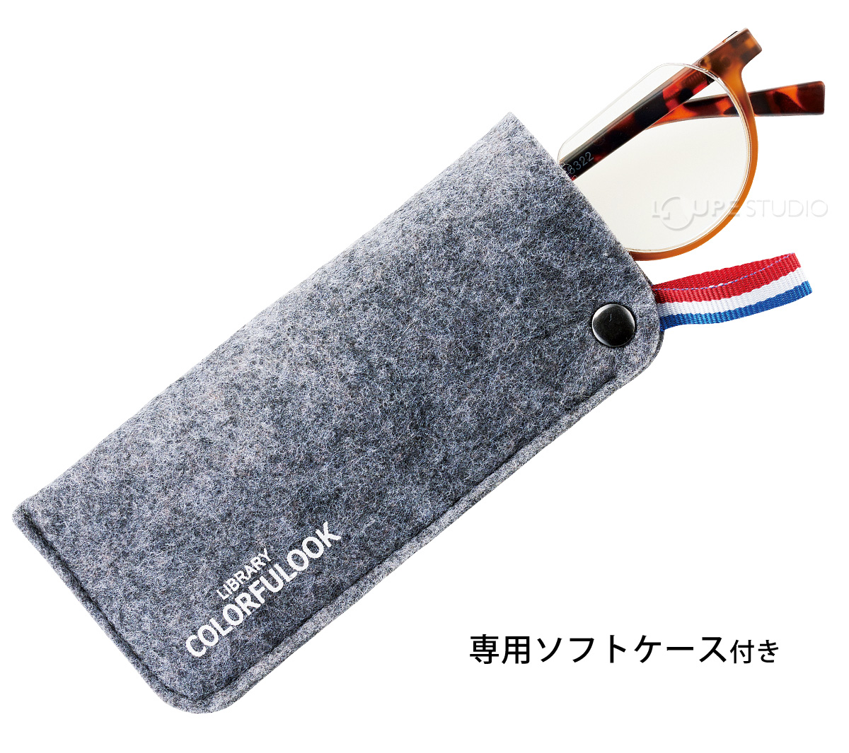 専用ソフトケース付き