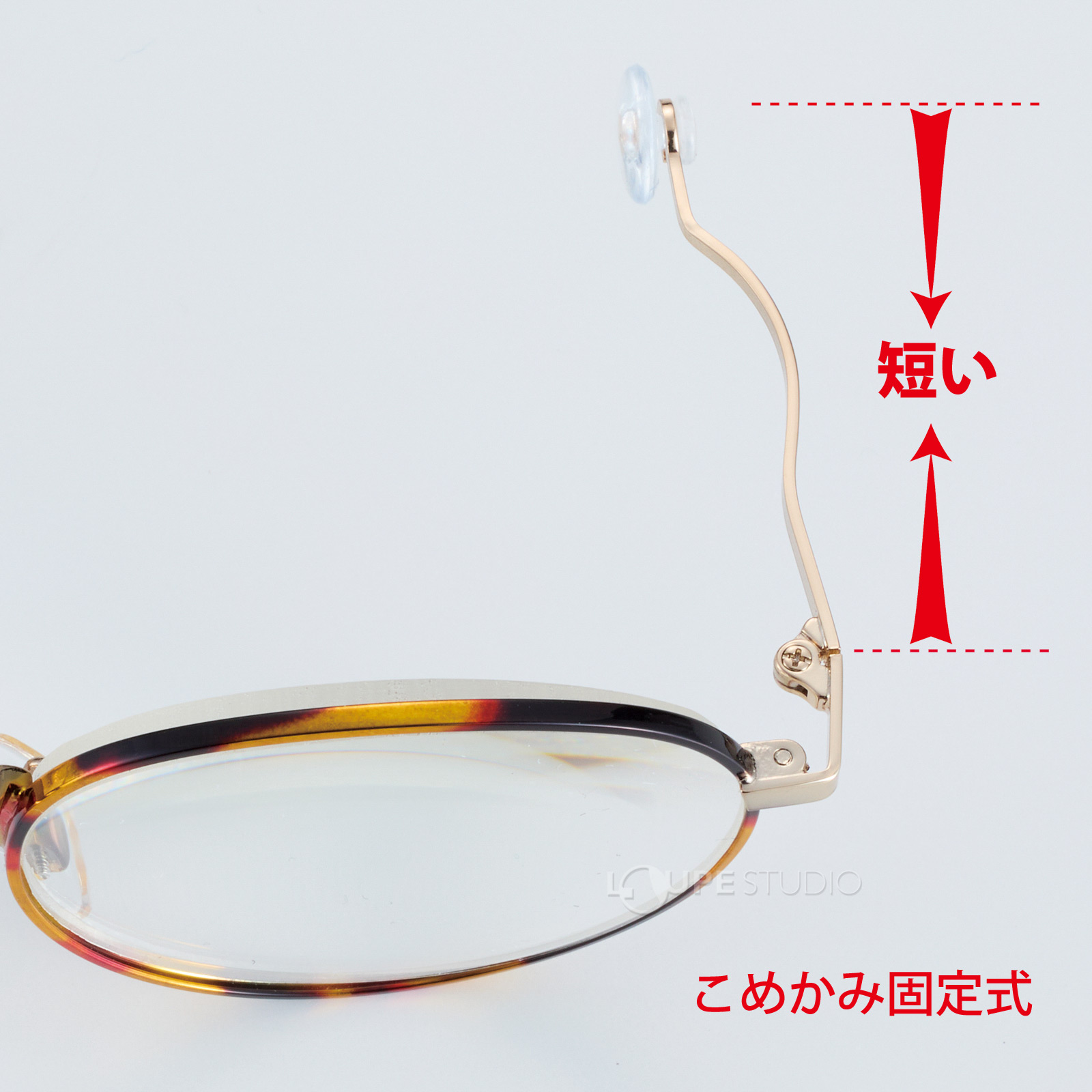 こめかみ固定式