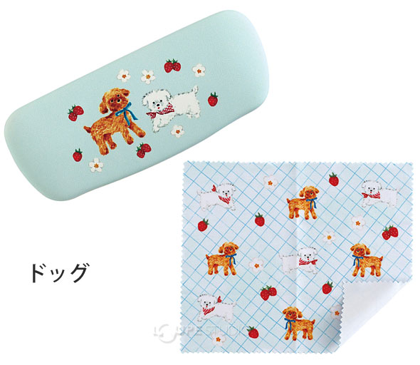 dショッピング |メガネケース&クロスセット 利光春華 ハード 収納